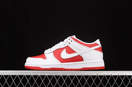 All categories Nk SB Dunk series Nk SB Dunk Low low-top sneakers J version Nk SB Dunk Retro Low "White/University Red" University red dunk series low-top casual sports skateboard shoes CW1590-600